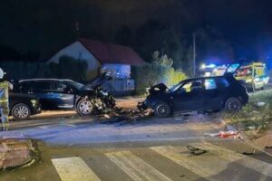 24.08.2025. Jaworznia. Wypadek / Fot. Na Drodze Świętokrzyskie - Facebook