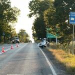 26.08.2025. Łagów. Droga krajowa nr 74. Wypadek / Fot. policja