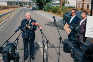 27.08.2025. Starachowice. Zakończyła się przebudowa układu komunikacyjnego w Starachowicach Zachodnich / Fot. Piotr Babicki - Facebook