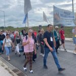 04.08.2025. Sandomierz. Pielgrzymka na Jasną Górę / Fot. Grażyna Szlęzak - Radio Kielce