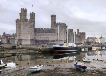 Zamek Caernarfon / Fot. Danuta Rasała
