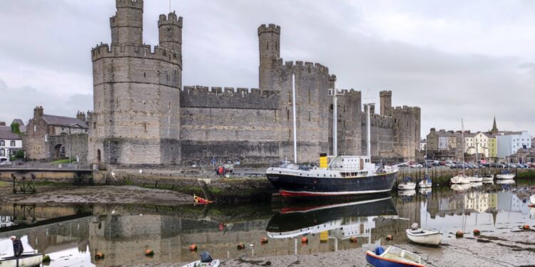 Zamek Caernarfon / Fot. Danuta Rasała