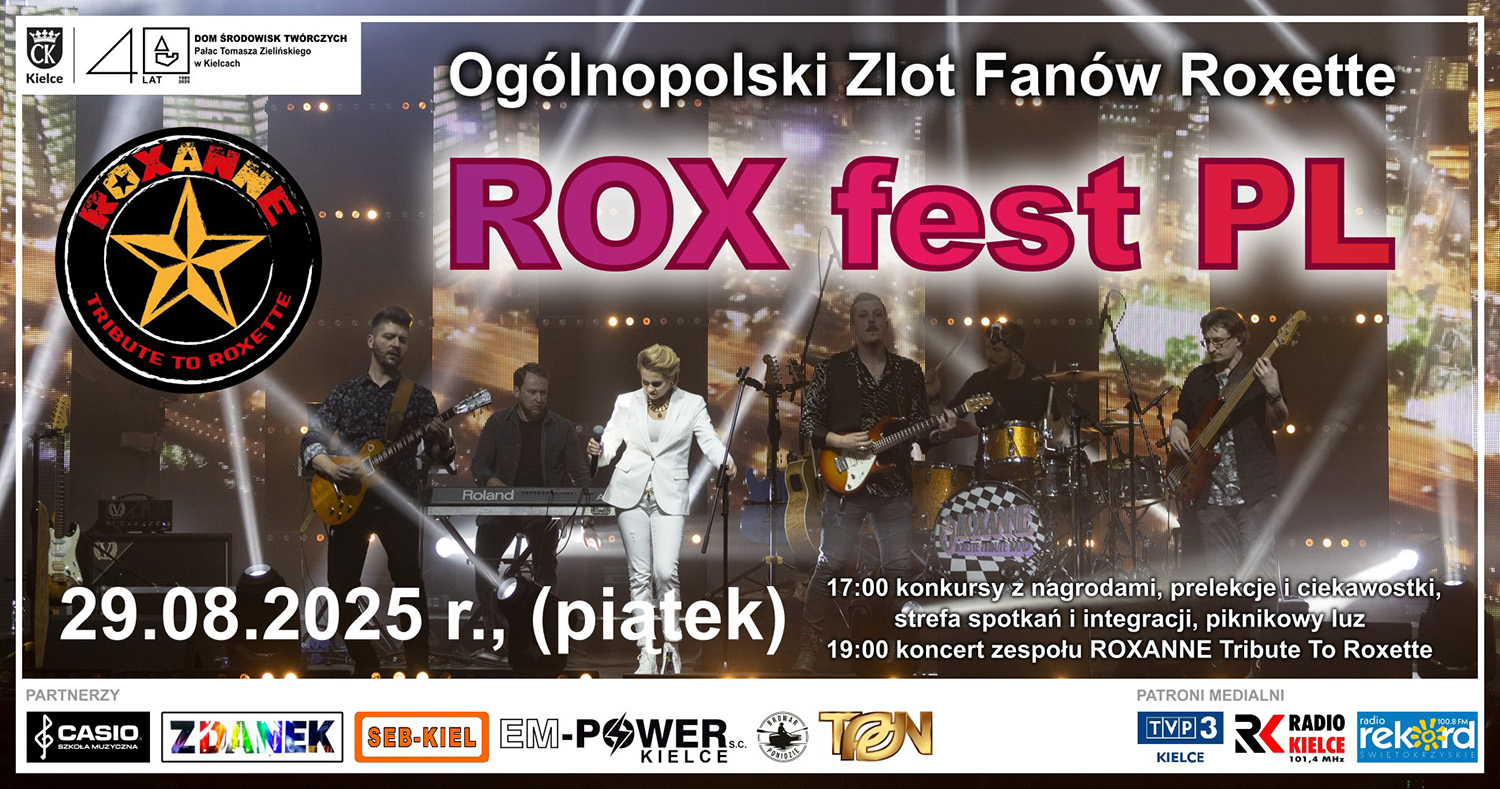 ROX fest PL Ogólnopolski Zlot Fanów Roxette - Radio Kielce