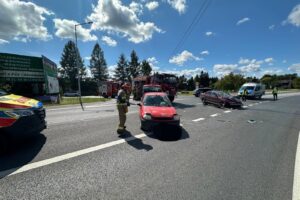 24.08.2025. Sandomierz. Wypadek / Fot. Policja