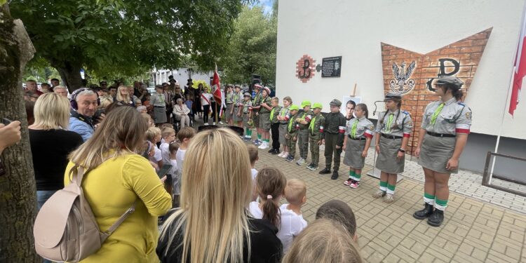 01.08.2025. Sandomierz. Uroczystości z okazji 81. rocznicy wybuchu Powstania Warszawskiego / Fot. Grażyna Szlęzak - Radio Kielce