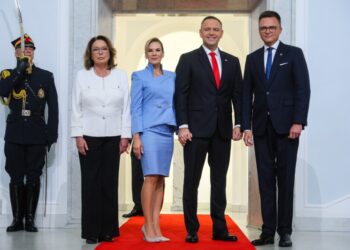 06.08.2025. Warszawa Uroczyste zaprzysiężenie prezydenta RP Karola Nawrockiego przed Zgromadzeniem Narodowym / Fot. PAP/Rafał Guz