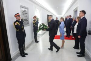 06.08.2025. Warszawa Uroczyste zaprzysiężenie prezydenta RP Karola Nawrockiego przed Zgromadzeniem Narodowym / Fot. PAP/Tomasz Gzell