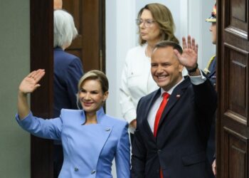 06.08.2025. Warszawa Uroczyste zaprzysiężenie prezydenta RP Karola Nawrockiego przed Zgromadzeniem Narodowym / Fot. PAP/Paweł Supernak