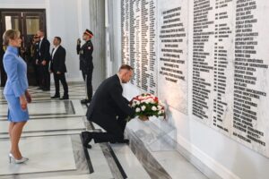 06.08.2025. Warszawa Uroczyste zaprzysiężenie prezydenta RP Karola Nawrockiego przed Zgromadzeniem Narodowym / Fot. PAP/Piotr Nowak
