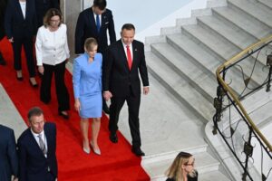 06.08.2025. Warszawa Uroczyste zaprzysiężenie prezydenta RP Karola Nawrockiego przed Zgromadzeniem Narodowym / Fot. PAP/Radek Pietruszka
