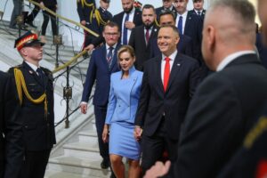 06.08.2025. Warszawa Uroczyste zaprzysiężenie prezydenta RP Karola Nawrockiego przed Zgromadzeniem Narodowym / Fot. PAP/Rafał Guz