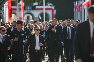 06.08.2025.Warszawa. Uroczystość zaprzysiężenia Prezydenta RP Karola Nawrockiego / Fot. PAP/Leszek Szymański