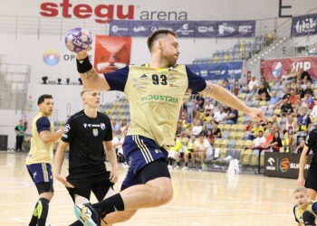 16.08.2025. Opole. Turniej z okazji 80-lecia Corotop Gwardii Opole: Industria Kielce - Corotop Gwardia Opole / Fot. PAP/Krzysztof Świderski