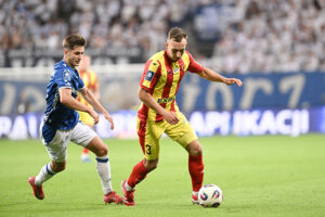 16.08.2025. Poznań. Mecz Lech Poznań - Korona Kielce / Fot. PAP/Jakub Kaczmarczyk