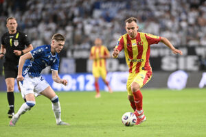 16.08.2025. Poznań. Mecz Lech Poznań - Korona Kielce / Fot. PAP/Jakub Kaczmarczyk
