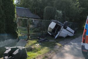 12.08.2025. Ożarów. Wypadek / Fot. policja