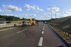 24.08.2025. Suchedniów. Wypadek / Fot. PSP Skarżysko-Kamienna