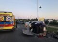24.08.2025. Staszów. Wypadek / Fot. KP PSP Staszów