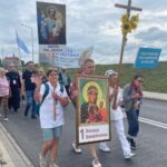 04.08.2025. Sandomierz. Pielgrzymka na Jasną Górę / Fot. Grażyna Szlęzak - Radio Kielce