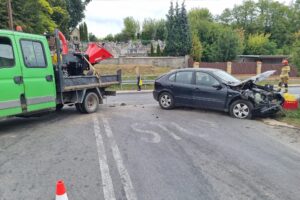 18.08.2025. Samborzec. Wypadek / Fot. policja