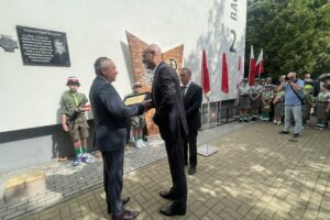 01.08.2025. Sandomierz. Uroczystości z okazji 81. rocznicy wybuchu Powstania Warszawskiego / Fot. Grażyna Szlęzak - Radio Kielce