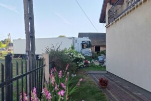 11.08.2025. Młynek. Wypadek / źródło: PSP Starachowice