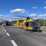 24.08.2025. Suchedniów. Wypadek / Fot. PSP Skarżysko-Kamienna