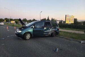 24.08.2025. Staszów. Wypadek / Fot. KP PSP Staszów