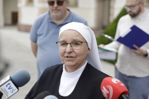 04.08.2025. Kielce. Konferencja dot. Świętokrzyskich Dni Muzyki Dawnej. Na zdjęciu: siostra Hanna Szmigielska / Fot. Jarosław Kubalski - Radio Kielce