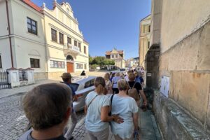 Sandomierz. Turyści / Fot. Grażyna Szlęzak - Radio Kielce