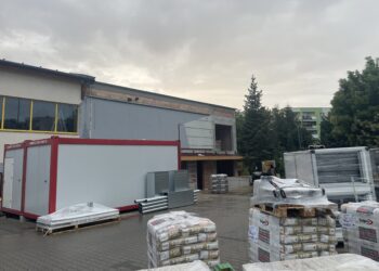 Sandomierz. Przebudowa basenu w Sandomierzu / Fot. Grażyna Szlęzak - Radio Kielce