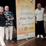 Busko-Zdrój. XI Międzynarodowy Konkurs Wokalny „Bella Voce” w Busku-Zdroju. Na zdjęciu (od lewej): prof. Roma Owsińska, prof. Piotr Kusiewicz, prof. Mariusz Kwiecień i prof. prof. Grażyna Flicińska-Panfil / Fot. Dorota Klusek - Radio Kielce