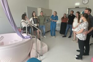 01.08.2025. Kielce. Wojewódzki Szpital Zespolony. Spotkanie z cyklu „Dzień z położną” / Fot. Iwona Murawska-Bujnowicz - Radio Kielce
