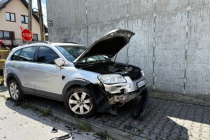 01.08. 2025. Kielce. Morawica. Wypadek / Fot. Na Drodze Świętokrzyskie - Facebook