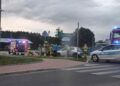 21.08.2025. Zagnańsk. Wypadek / Fot. Angelika Rejnowicz - Radio Kielce