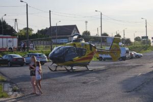 07.08.2025. Górno. Wypadek / Fot. Policja