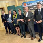 21.08.2025. Kielce. Konferencja prasowa i podpisanie umowy intencyjnej pomiędzy miastem Kielce, PGE / Fot. Marcin Marszałek - Radio Kielce