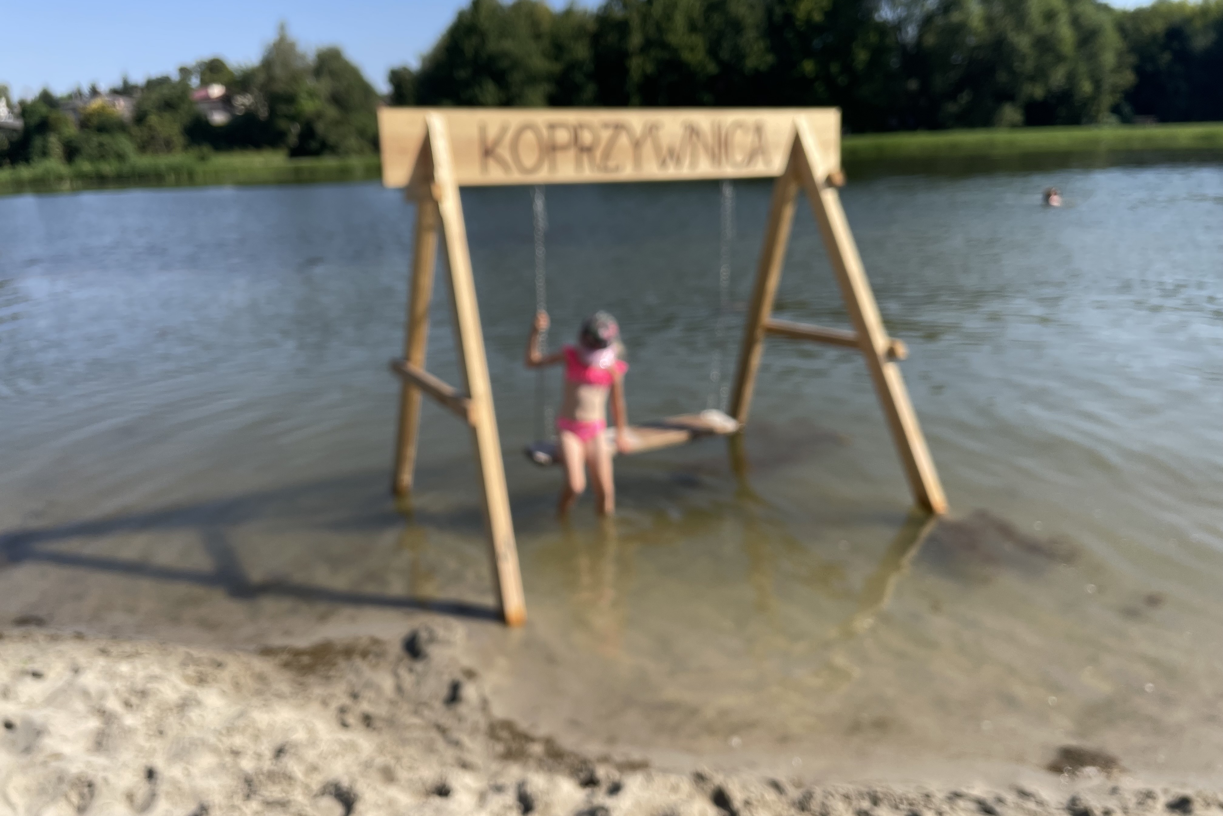 Wodna huśtawka w Koprzywnicy