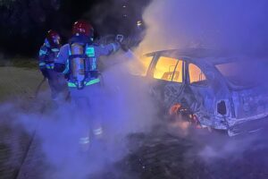 17.08.2025. Skarżysko-Kamienna. Pożar / Fot. mł. asp. Konrad Kosiarski