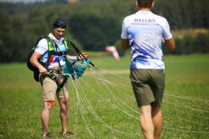 16.08.2025. Masłów. XXVI Mistrzostwa Związku Polskich Spadochroniarzy / Fot. Wiktor Taszłow - Radio Kielce