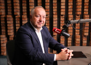 Artur Łakomiec - prezydent Ostrowca Świętokrzyskiego / Fot. Wiktor Taszłow - Radio Kielce