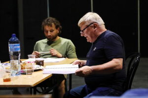 22. 08.2025. Kielce. Próba przed nowym spektaklem teatru TeTaTeT / Fot. Wiktor Taszłow - Radio Kielce