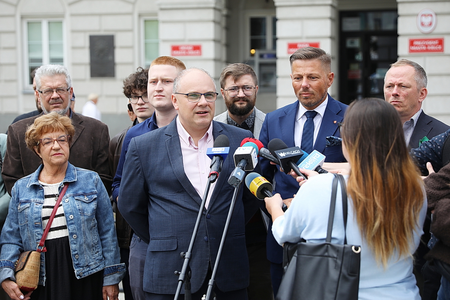 Trzęsienie ziemi w świętokrzyskiej Lewicy - Radio Kielce 25.08.2025. Kielce. Konferencja członków byłych struktur miejskich Nowej Lewicy / Fot. Wiktor Taszłow - Radio Kielce