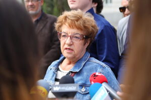 25.08.2025. Kielce. Konferencja członków byłych struktur miejskich Nowej Lewicy / Fot. Wiktor Taszłow - Radio Kielce