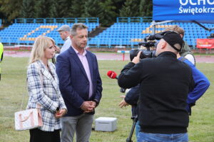 25.08.2025. Kielce. Stadion Lekkoatletyczny przy ul. Leszka Drogosza. Kurs operatora drona, zorganizowany przez OHP w Kielcach / Fot. Wiktor Taszłow – Radio Kielce