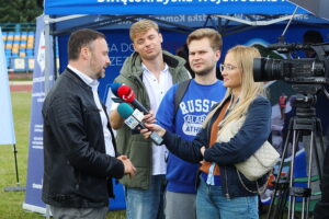 25.08.2025. Kielce. Stadion Lekkoatletyczny przy ul. Leszka Drogosza. Kurs operatora drona, zorganizowany przez OHP w Kielcach / Fot. Wiktor Taszłow – Radio Kielce