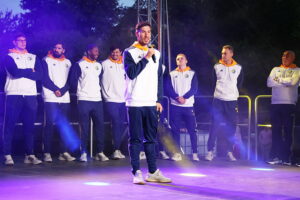 25.08.2025. Kielce. Prezentacja Industrii Kielce / Fot. Wiktor Taszłow – Radio Kielce