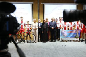 26.08.2025. Kielce. IPN. Konferencja na temat V Rajdu rowerowego z Kielc na Westerplatte oraz innych działań związanych z upamiętnieniem Westerplatczyków / Fot. Wiktor Taszłow - Radio Kielce
