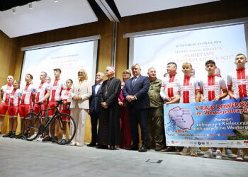 26.08.2025. Kielce. IPN. Konferencja na temat V Rajdu rowerowego z Kielc na Westerplatte oraz innych działań związanych z upamiętnieniem Westerplatczyków / Fot. Wiktor Taszłow - Radio Kielce