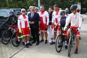 27.08.2025. Kielce. V Rajd Rowerowy z Kielc na Westerplatte / Fot. Wiktor Taszłow - Radio Kielce